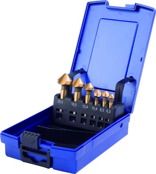 HSS-STANDARD-Kegelsenker 90° DIN 335 Form C TIN-beschichtet