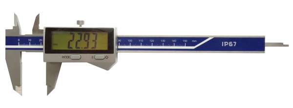 Digital-Messschieber / Schieblehre, IP 67, induktives Messsystem, 3V