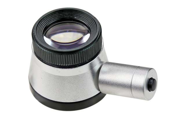 Präzisions-Messlupe mit Skalierung und LED-Beleuchtung