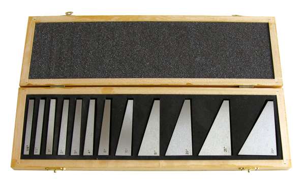 Winkel-Endmasssatz 12-teilig