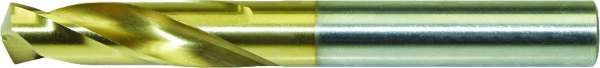 PROFI DIN 1897 Spiralbohrer, HSS-Co5, profilgeschliffen, TIN, Kreuzanschliff