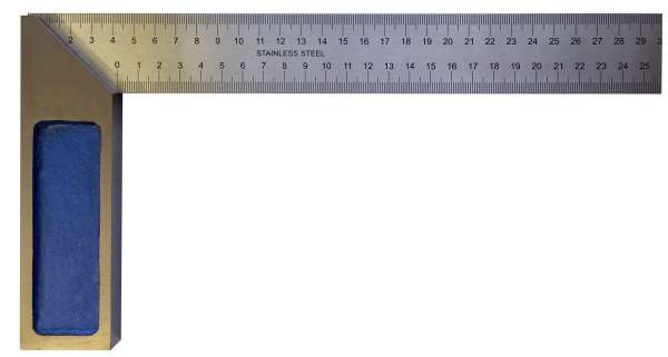 Schreinerwinkel mit Druckgussschenkel, massive Ausführung,(250-400 mm)