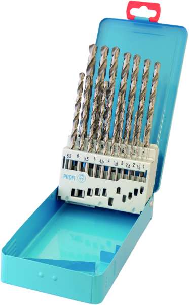 HSS-GK PROFILINE-ECOTEC Spiralbohrer DIN 340, Typ N, rechts, in Profi-Metallkassette