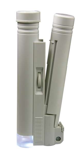 Präzisions-Stabmikroskop mit Beleuchtung