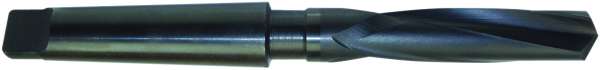 PROFI-Manganhartstahlbohrer, HSS-Co8, gefräst, schwarz, Spezialanschliff