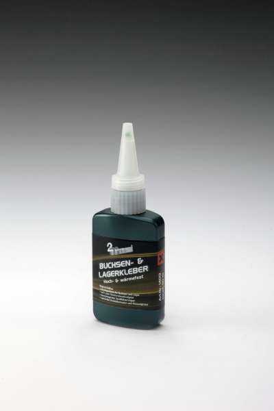 Buchsen- und Lagerkleber, grün, 1-komponentiger Klebstoff, ersetzt Splinte, Federringe und Scheiben
