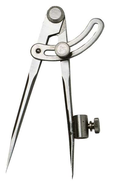 Bleistiftzirkel DIN 6484 mit Stellbogen