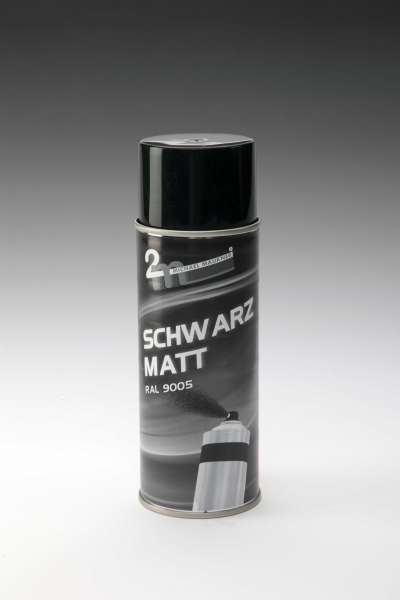 Schwarz-Matt RAL 9005, matter Qualitätslack, für Untergründe aller Art, für Innen- und Außenbereich