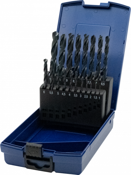 HSS-GK PROFILINE-ECOTEC Spiralbohrer DIN 338, Typ N, rechts. in Rose-Kunststoffkassette