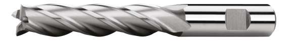 HSS-Co8 PROFI Schaftfräser DIN 844, Typ N, Lang