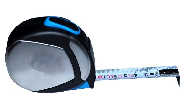 Taschenrollbandmaße nach EG-Genauigkeitsklasse II, geeicht, INOX - rostfrei, Längen: 3-5-8 m