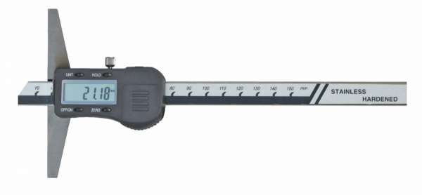 Digital-Tiefen-Messschieber / Schieblehre, Schwarz