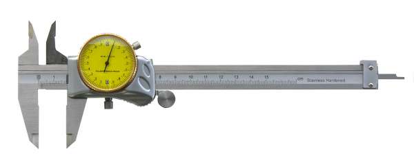 Uhren-Messschieber / Schieblehre mit verdeckter Zahnstange, TOP