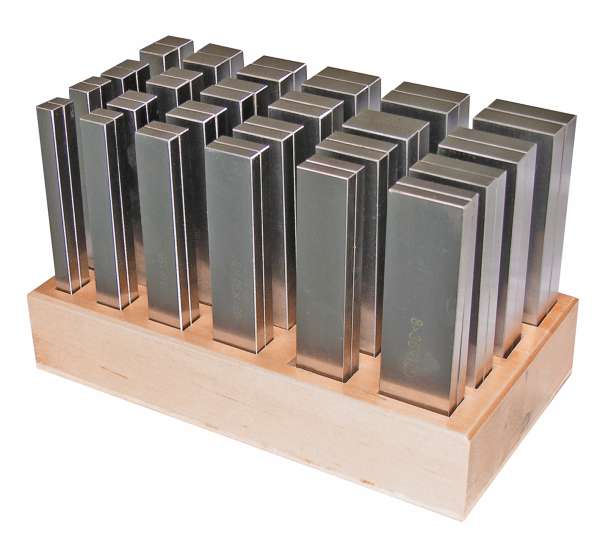 Parallelunterlagen-Satz paarweise, gehärtet, Werksnorm, 100-150mm