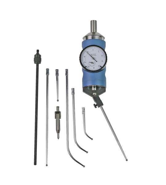 Zentriergerät mit nicht drehender Uhr