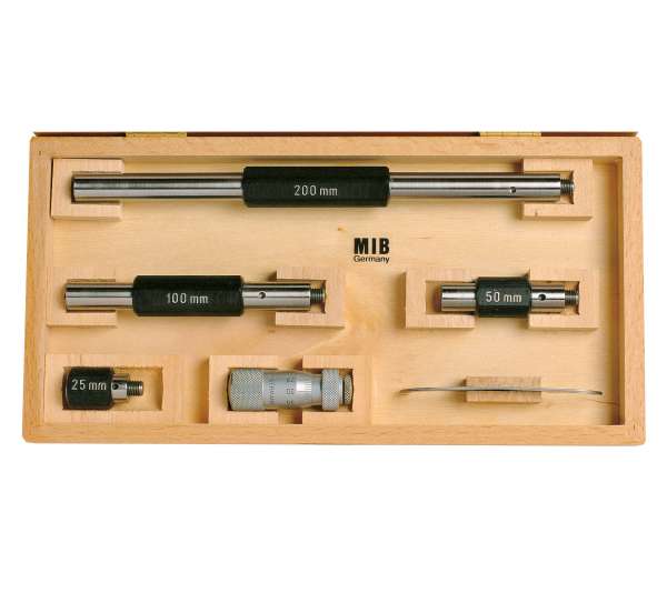 Präz.-Innenmessschrauben-/Mikrometer-Satz, DIN 863/1, Kalibriert
