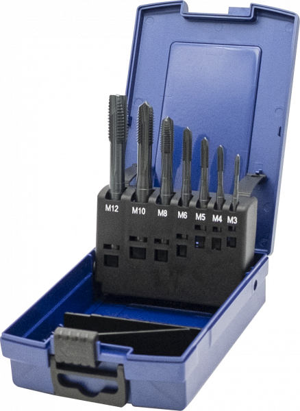 HSS-Co PROFILINE-VISION Maschinengewindebohrer DIN 371, Form, 7-teilig