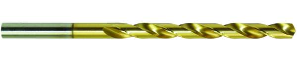 PROFI DIN 340 Spiralbohrer, HSS, profilgeschliffen, TIN, Kegelmantelanschliff