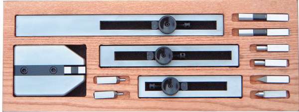 Endmaß-Zubehör-Satz 12 tlg., Standardausführung