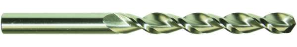 PROFI DIN 338 Spiralbohrer, HSS-Co5, profilgeschliffen, blank, Universal-Tieflochspirale, Kreuzanschliff