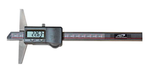Digital-Tiefen-Messschieber / Schieblehre, IP 67, mit Sylvac-Elektronik, ABS