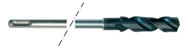PROFI Schalungsbohrer SDS-Plus HSS Holzbohrer 10 - 30 mm Längen: 400 mm und 600 mm