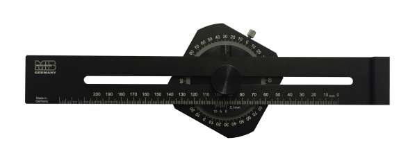 Streichmaß mit Gradmesser (200-300mm)