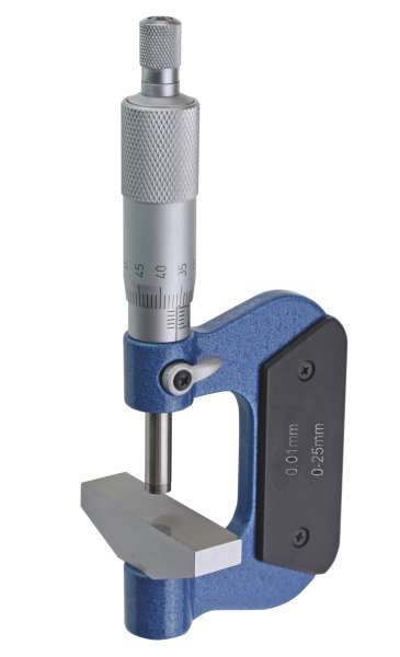 Digital-Bügelmessschrauben / Mikrometer mit grossem Amboss