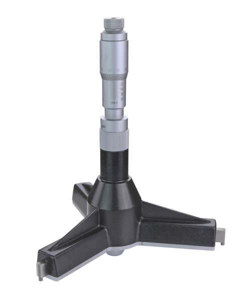Dreipunkt-Innen-Messschraube / Mikrometer ab 100 mm, für Durchgangsbohrungen, ohne Einstellring