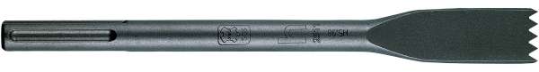 SDS-Max Zahnmeißel, 300 x 30 mm, Mörtel-Meißel, Länge: 300, Breite: 30 mm, Schaft 18 mm