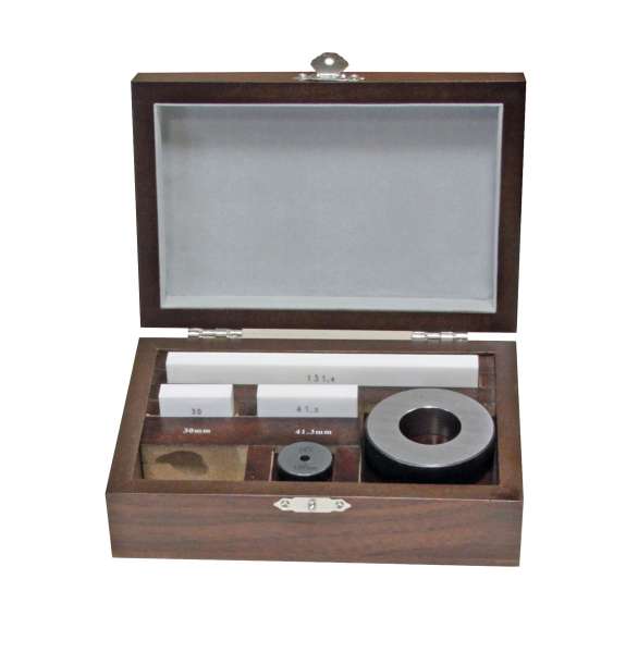 Parallelendmaß-Prüfsatz für Messschieber, Endmaße aus Keramik