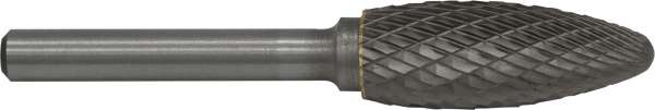 PROFILINE Hartmetall Frässtift mit Kreuzverzahnung Form H Flamme (FLH)