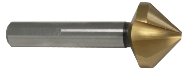 Kegelsenker DIN 335 C, 90°, ungleiche Teilung, (6,30-31,00mm), TiN-beschichtet