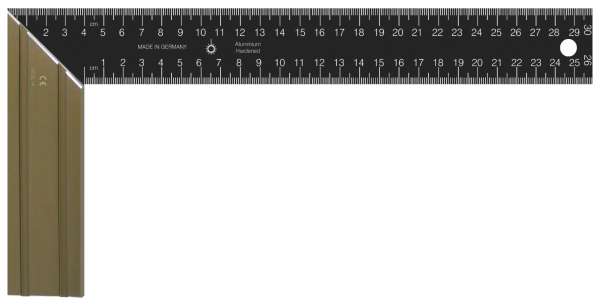 Schreinerwinkel mit Alugriff, (250-400mm)