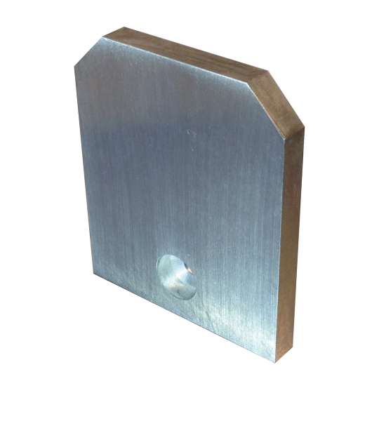 Endmaßhalter, massive Ausführung, Seitenhalter 60 x 70 x 8 mm