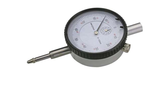 Messuhr mit Einspannöse, Messbereich 10 mm, Ablesung 0,01 mm