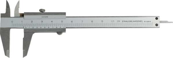 Klein-Messschieber / Schieblehre mit Feststellschraube