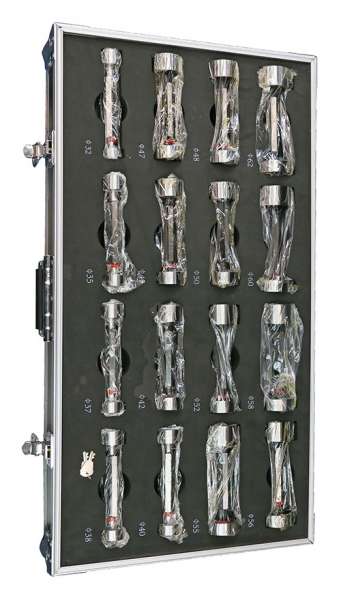 Grenzlehrdorne-Satz 28tlg, DIN 75150-2 / 7164, Baumaße nach DIN 2245