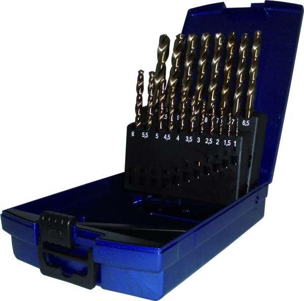 HSS-Co-STANDARD-Spiralbohrer DIN 338, Typ N, rechts,cobaltlegiert, in gold-finish