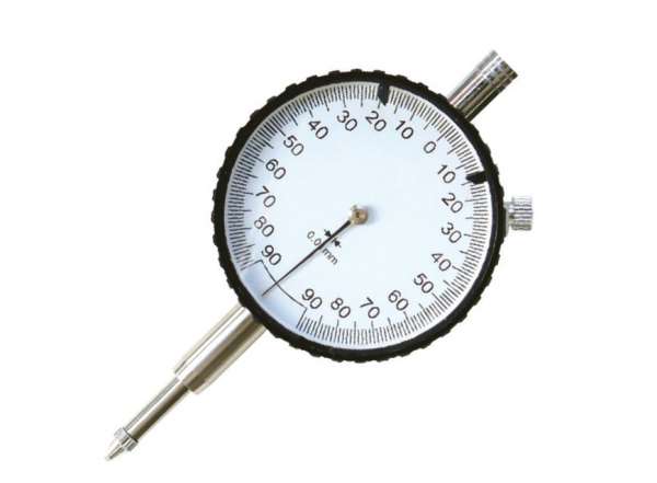 Komparator, Ablesung 0,01 mm