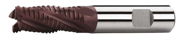 HSS-Co8 PROFI Schaftfräser DIN 844, Typ NR, TIALN-beschichtet
