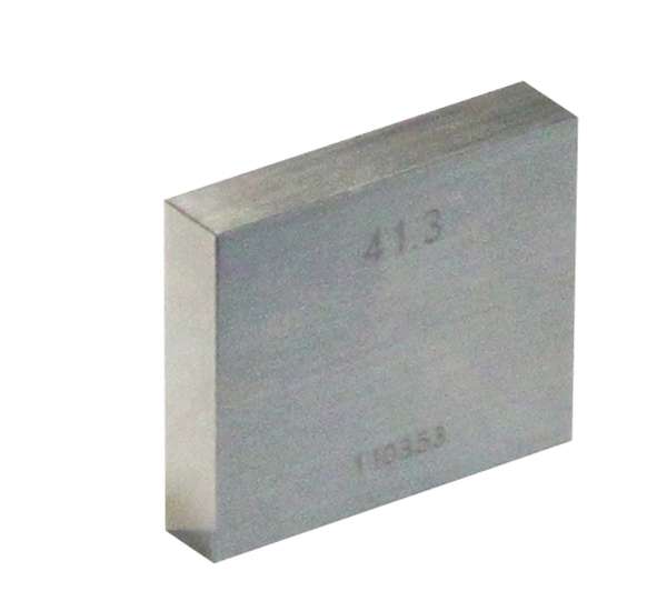 Parallelendmaß für Messschieber aus Spezialstahl gehärtet 41,3mm