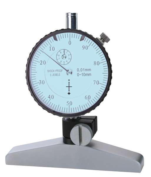 Messuhr mit Tiefenmessbrücke und Verlängerung, ø 16-40