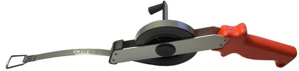 Stahlbandmaß, nichtrostend, EG Genauigkeitsklasse II, in Rahmen, 20 - 100 m